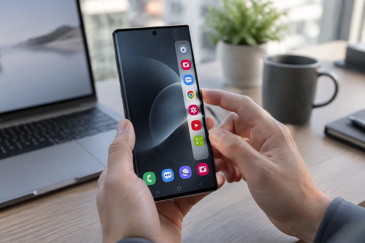 Samsung Edge Panel : réorganisez vos apps en quelques gestes