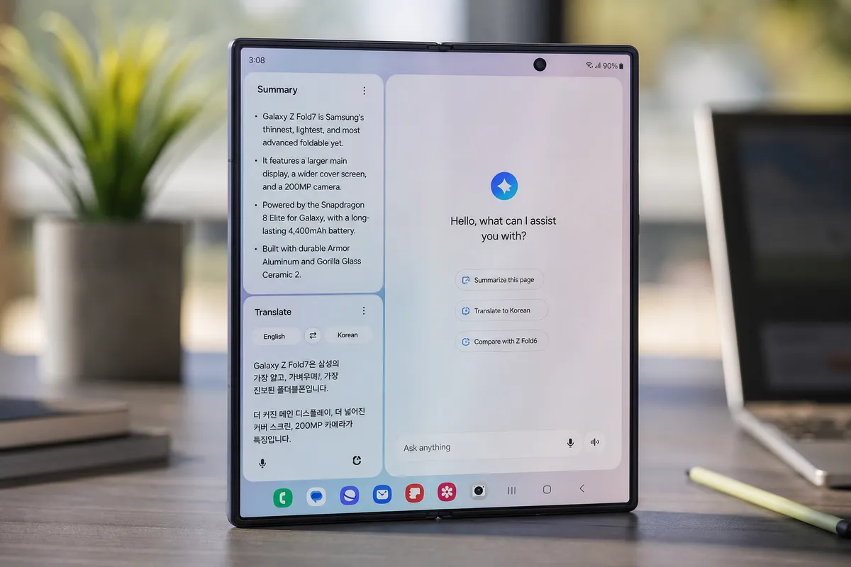 Samsung Galaxy Z Fold 7 : ce que Galaxy AI change vraiment