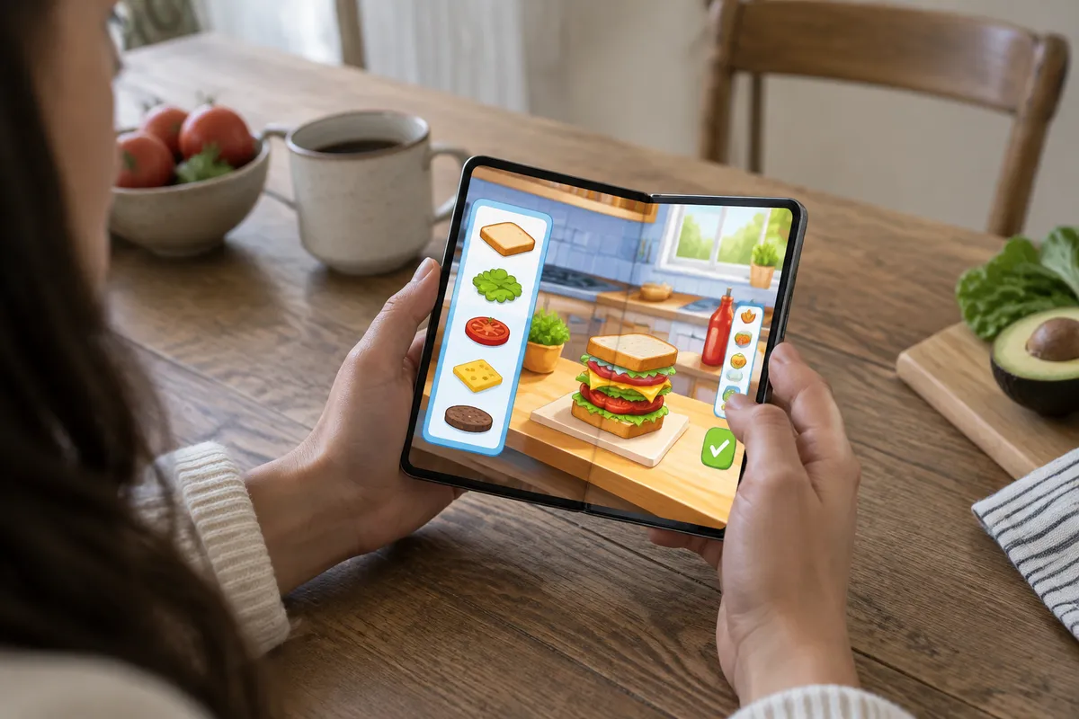 Toastie : ce jeu iPhone Duo transforme votre pliable en grille-pain